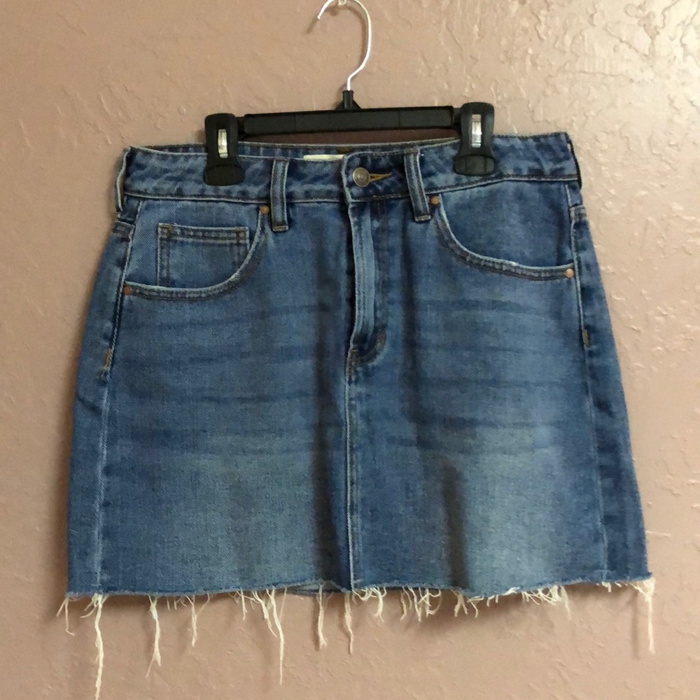 Pacsun Blue Jean Skirt